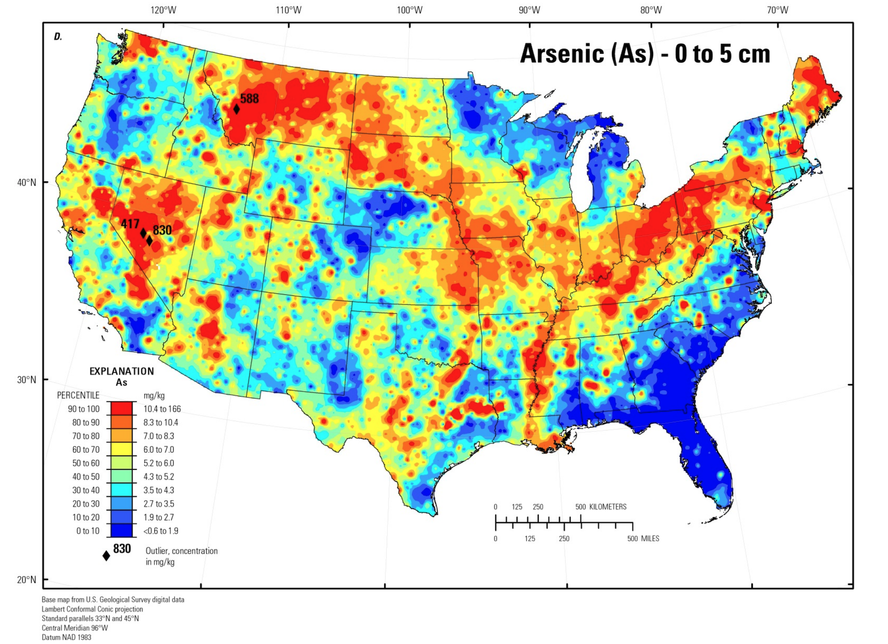 Arsenic Pollution Map