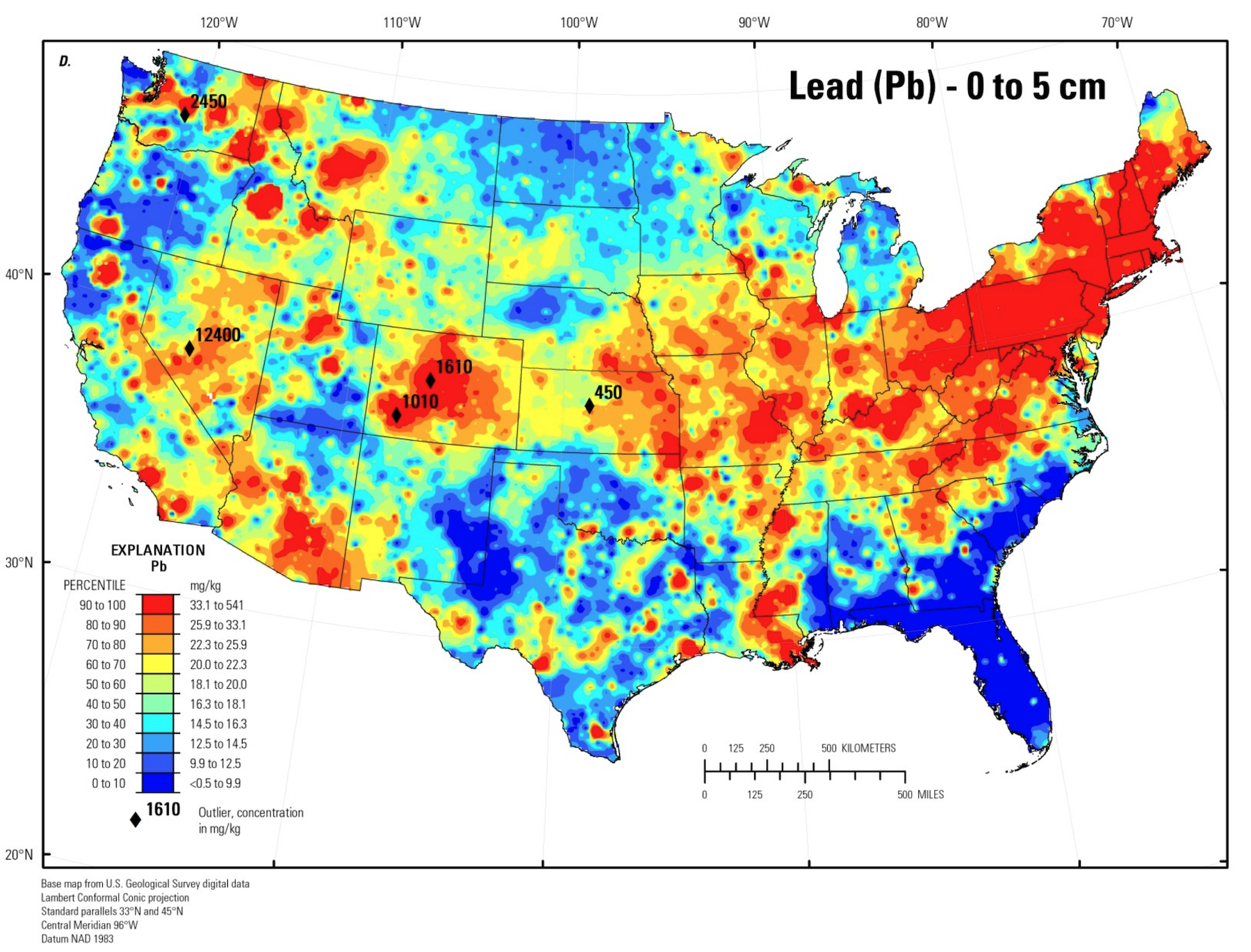 Lead Pollution Map
