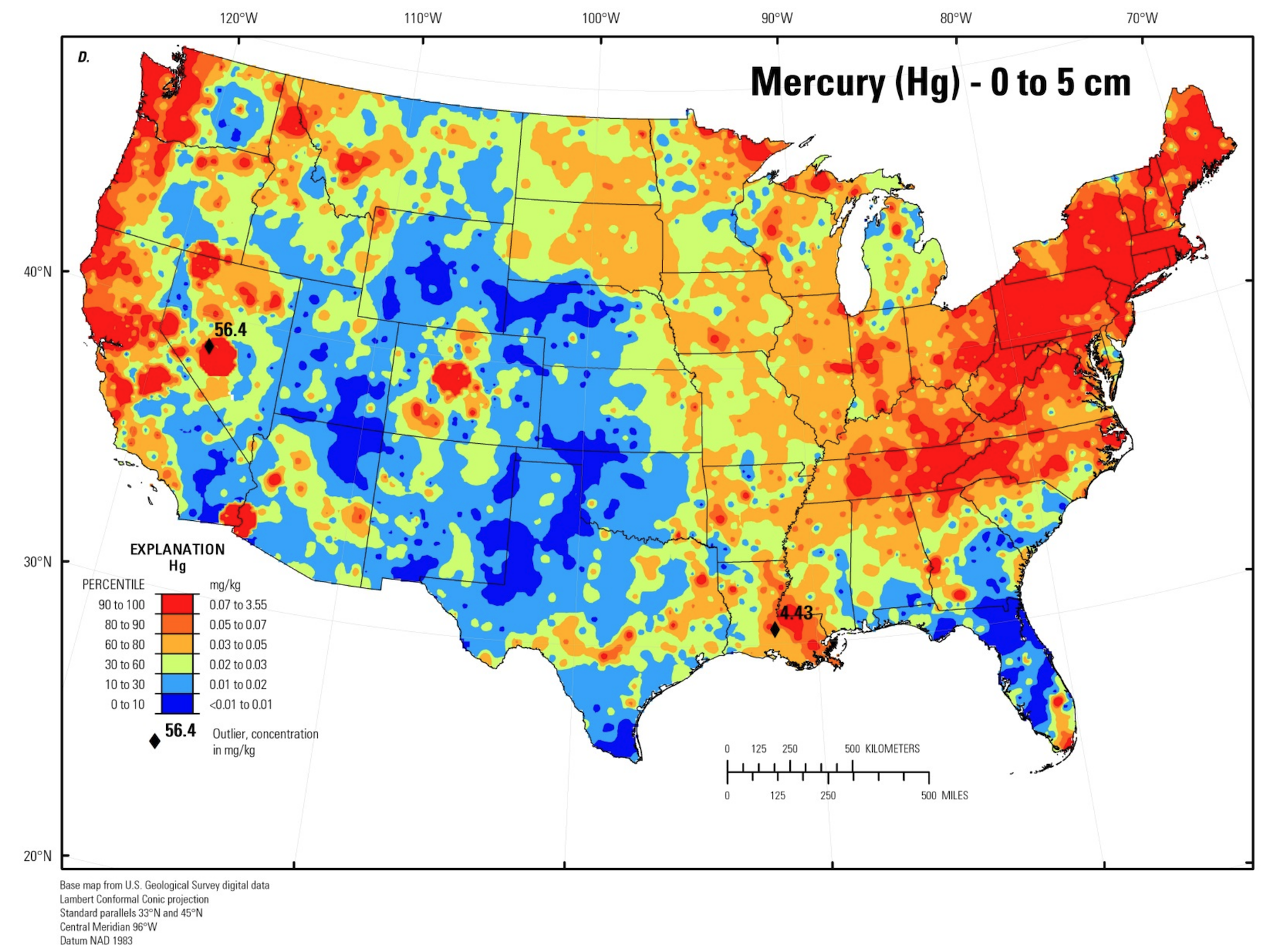 Mercury Pollution Map
